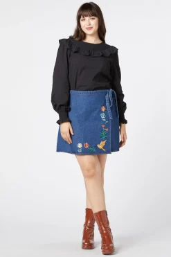 Sweet Nectar Embroidered Skirt