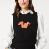 Sweet Squirrel Emb Vest
