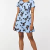 Swoopin Magpie Skater Dress