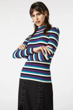 Tabby Stripe Skivvy Knit