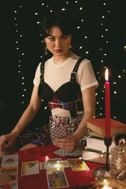 Tag Tartan Corset Top