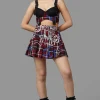 Tag Tartan Miniskirt