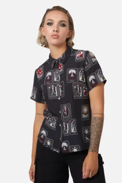 Tarot Spread Printed Shirt