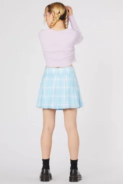 Tartan Mood Pleated Skort