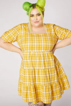 Tartan Mood Ruffle Dress