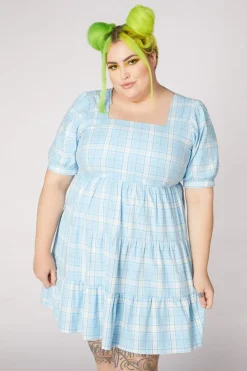 Tartan Mood Ruffle Dress