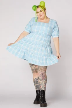 Tartan Mood Ruffle Dress