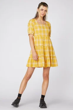 Tartan Mood Ruffle Dress