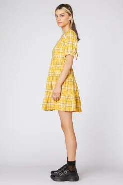 Tartan Mood Ruffle Dress