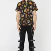 Tattoo Zombie Print Shirt