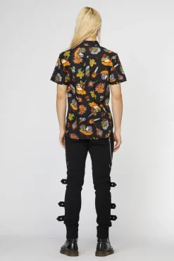 Tattoo Zombie Print Shirt