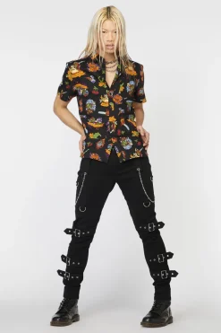 Tattoo Zombie Print Shirt