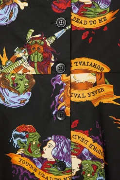 Tattoo Zombie Shirt Dress