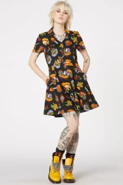 Tattoo Zombie Shirt Dress