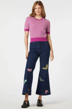 Taylor Check Knit Top