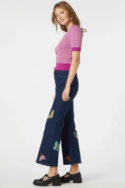 Taylor Check Knit Top