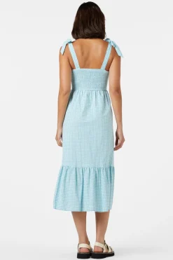 Tessa Check Midi Dress