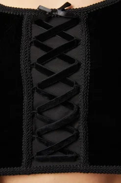 10Th House Velvet Corset
