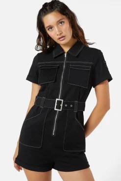 The End Contrast Stitch Jumpsuit