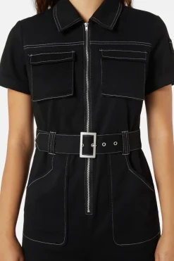 The End Contrast Stitch Jumpsuit