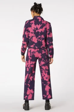 Tie Dye Denim Ex Bf Jacket