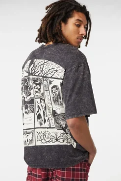 Til Death Acid Wash Tee