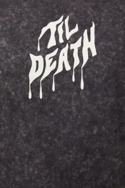 Til Death Acid Wash Tee