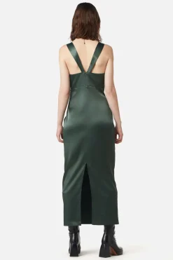 Time Locked Satin Corset Dress