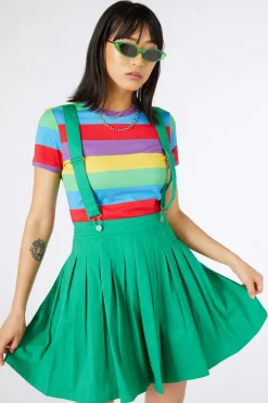 Time Out Pleated Twill Pinny