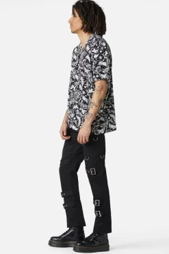 To The Butterflies Printed Short Sleeve Shirt