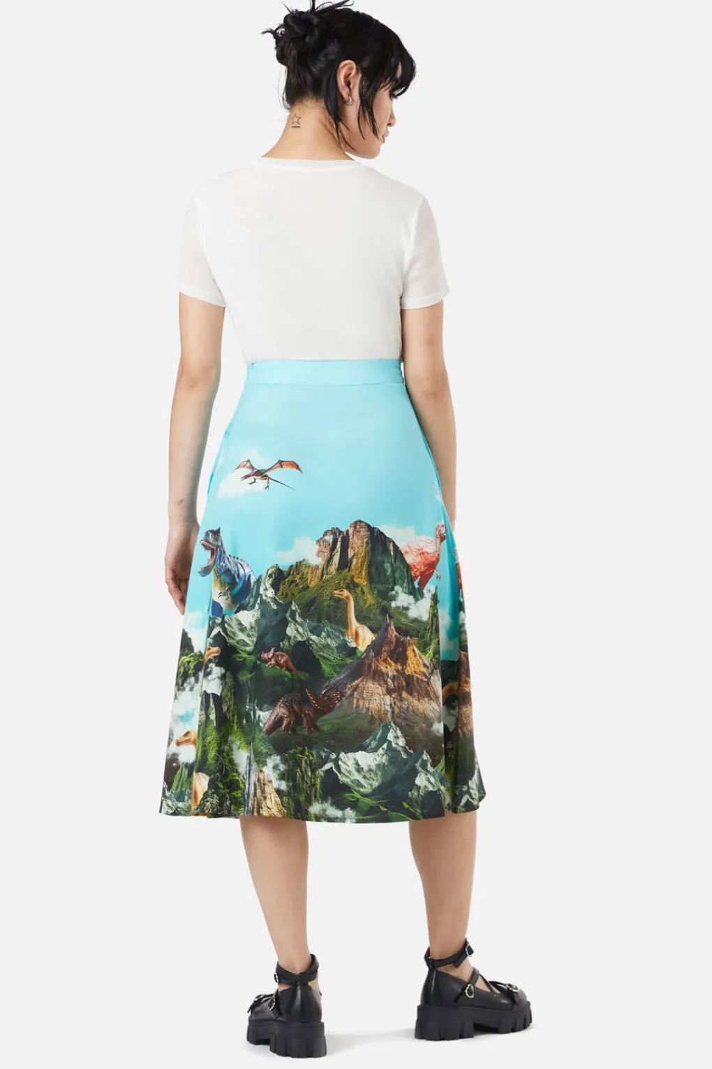 Triassic Scene Border Skirt