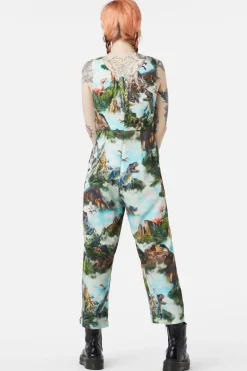 Triassic Scene Printed Jumpsuit