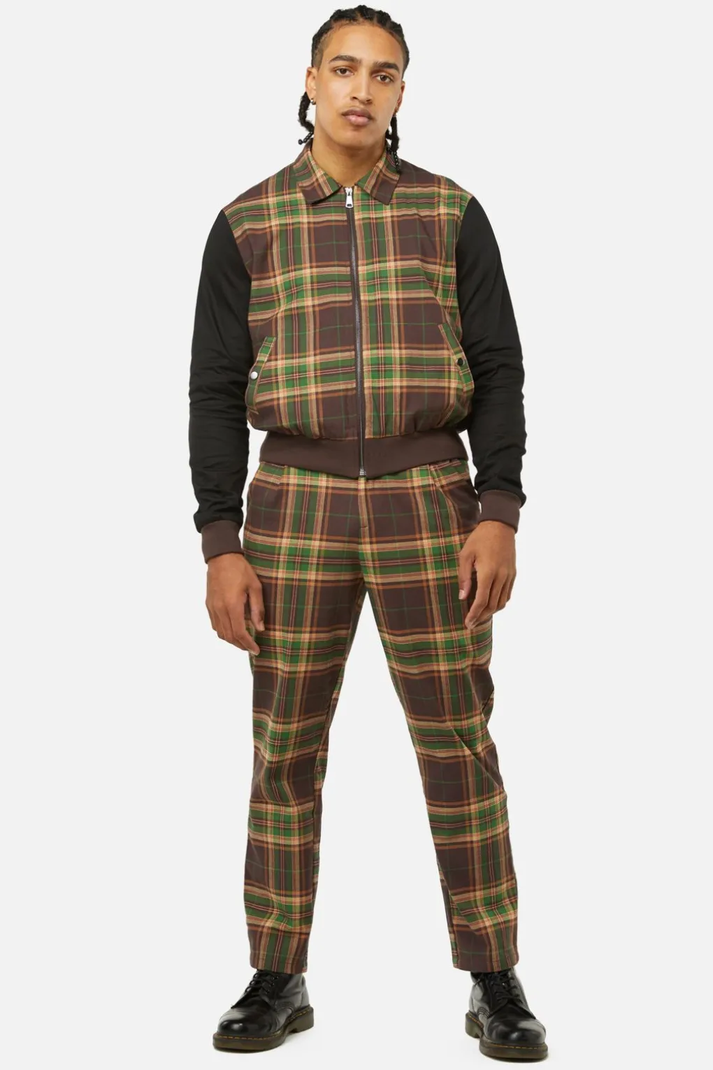 Triassic Tartan Contrast Jacket