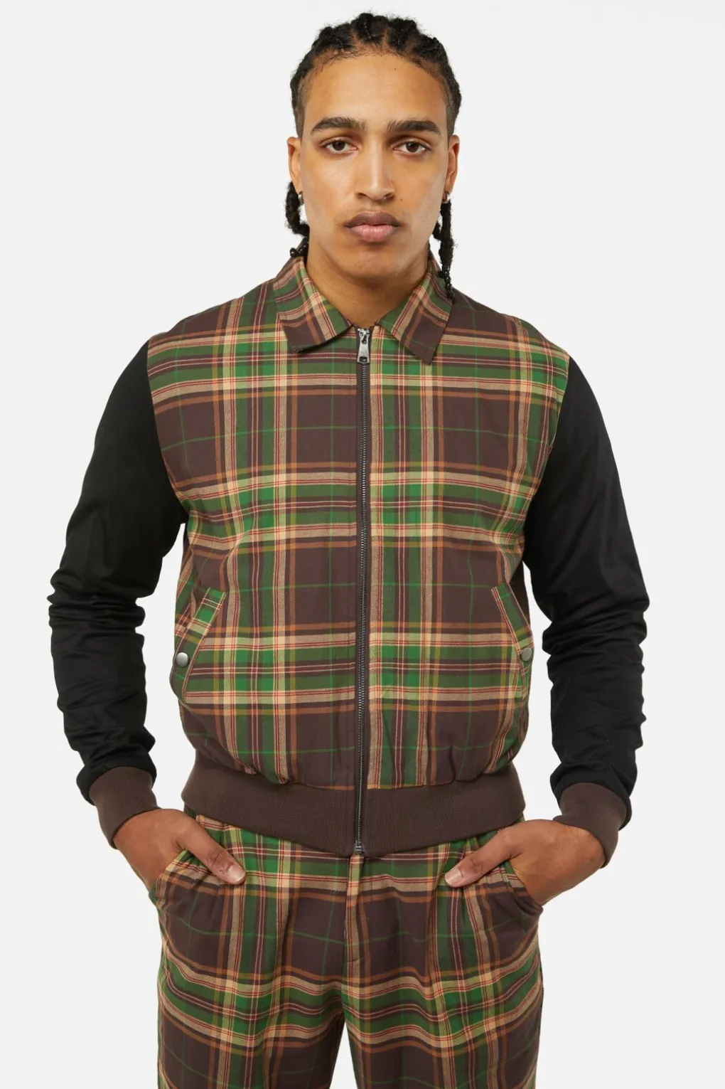 Triassic Tartan Contrast Jacket