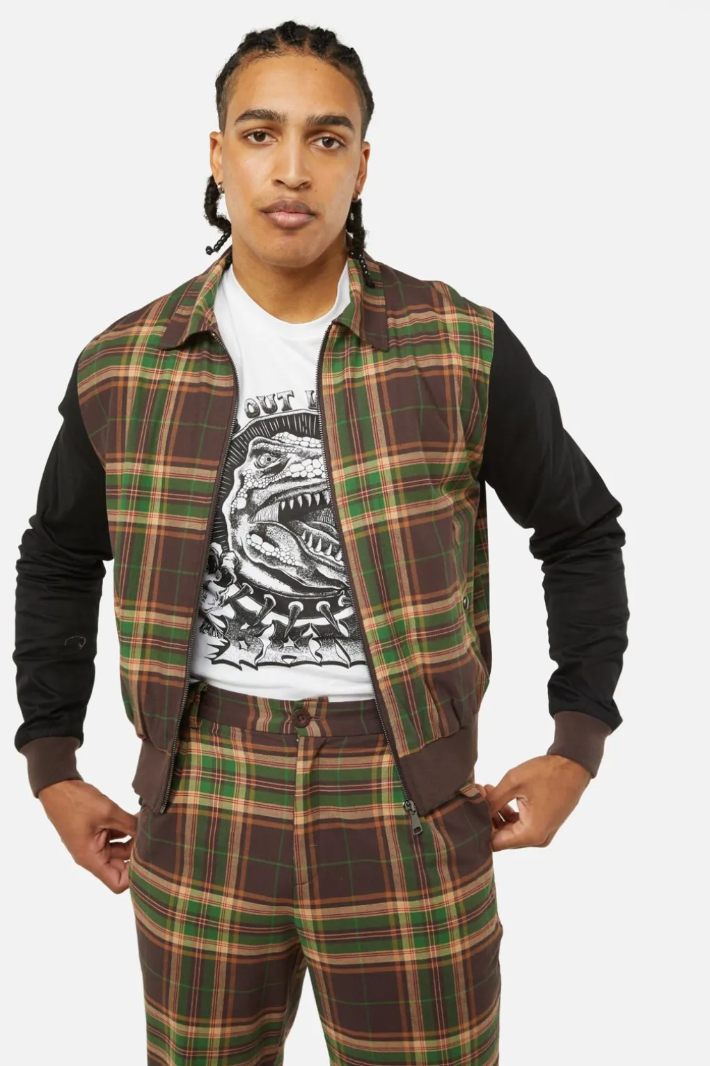 Triassic Tartan Contrast Jacket