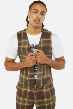 Triassic Tartan Pocket Vest