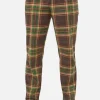 Triassic Tartan Straight Leg Pants
