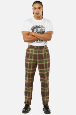 Triassic Tartan Straight Leg Pants