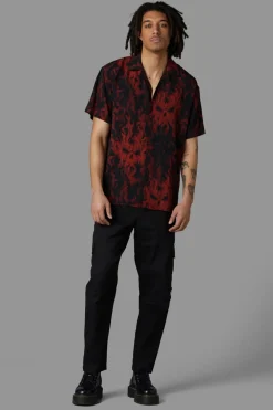Up In Flames Short Sleeve Shirt