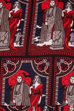 Vampire Goth Print Dress