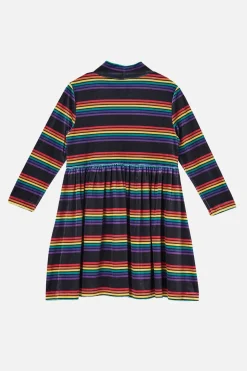 Velour Kids Rainbow Skater Dress