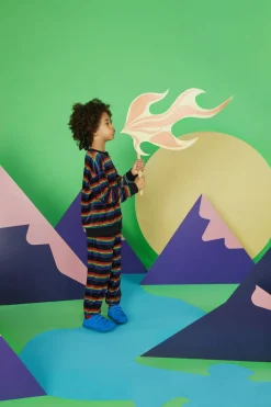 Velour Kids Rainbow Track Pant