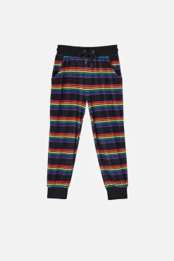 Velour Kids Rainbow Track Pant