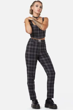 Victoria Tartan Fitted Pants
