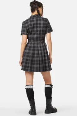 Victoria Tartan Pleated Dress