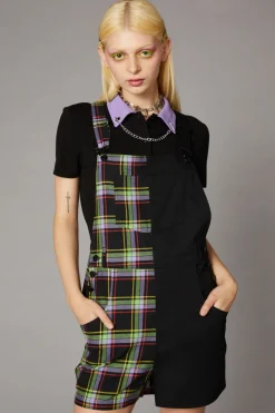 Vivid Tartan Goth Overall