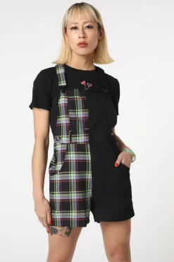 Vivid Tartan Goth Overall