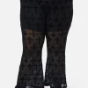 Vowed Flocked Mesh Pant