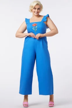 Waratah Embroidered Jumpsuit