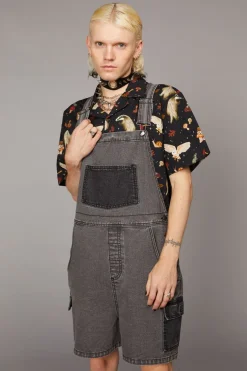 Washed Denim Overall